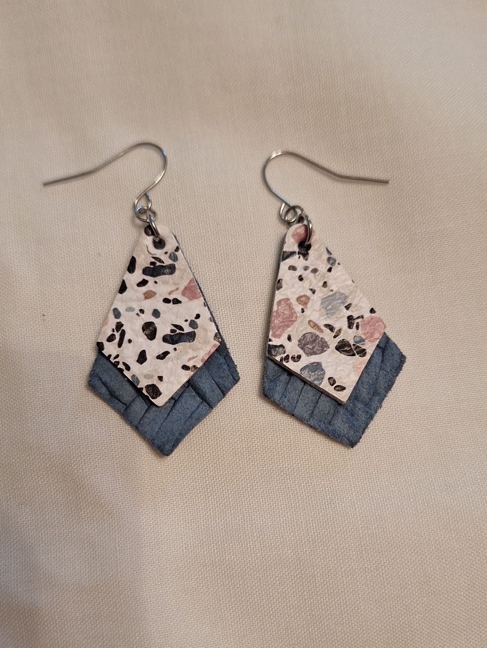 Leather Drop Earrings